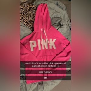 PINK/VS Zip-Up